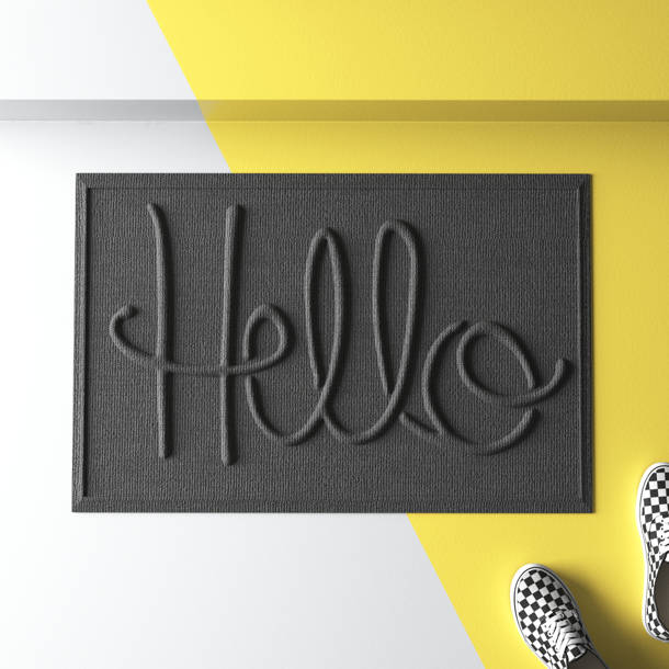 Matterly Waterhog Paws & Bones 23 in. x 35 in. Indoor Outdoor Door Mat